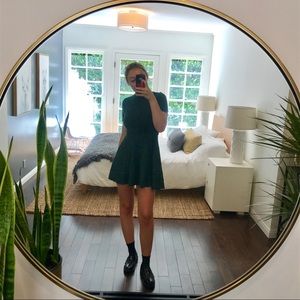 💚 topshop skater dress w/ floral design 🌸